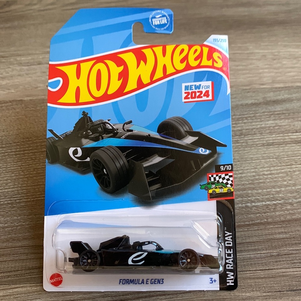 Hot Wheels Car Formula E Gen3 HW Race Day Hotwheels Formula1 1 One Mainline 2024